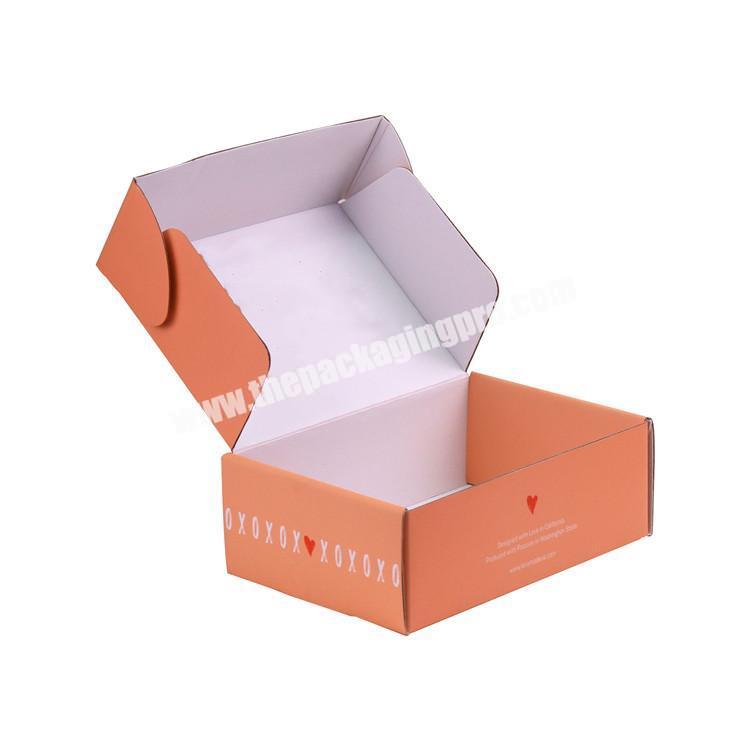 Custom Printing Folding Mailer Shipping Cardboard Packaging Gift Corrugated Paper Carton Box