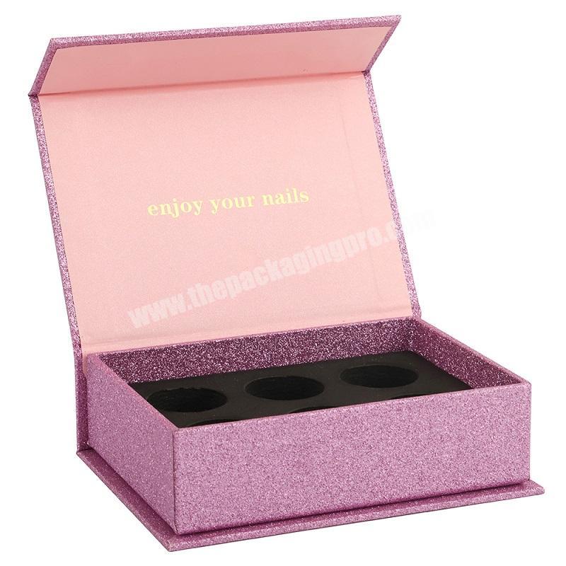 Custom Printing Pink Lipgloss Paper Beauty Box Cosmetic Packaging Box