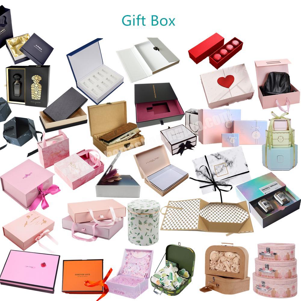 Custom gift box flower rose packaging garment t shirt mailer boxes cardboard gift packing box