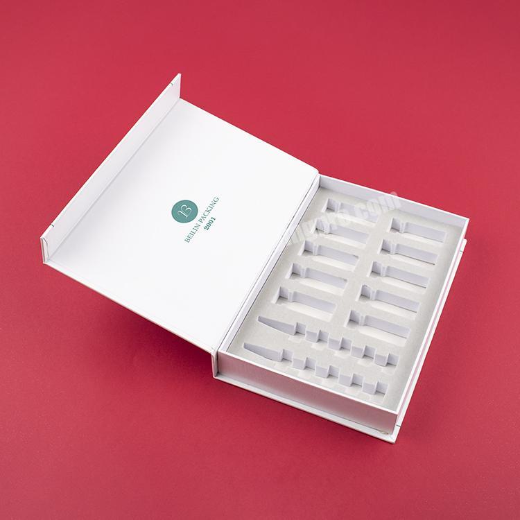 Custom  Cardboard Large Magnetic Rigid Product Skincare Essential Oil Cosmetic Packaging Box