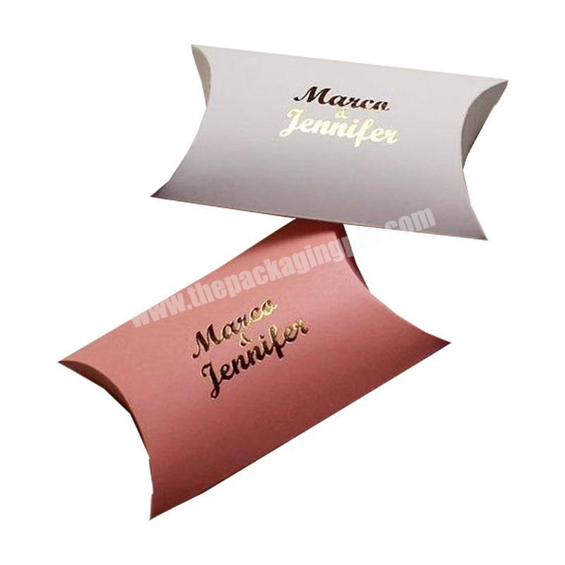 Custom personalised printed elegant hair extension pillow  packaging boxes with handle