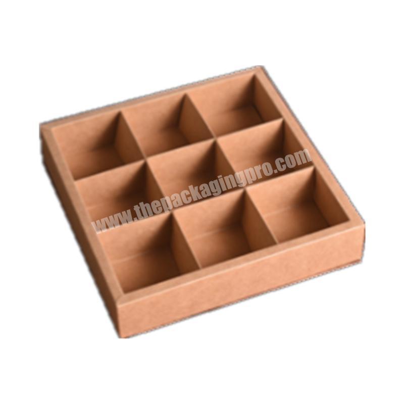 Custom printed biodegradable packaging luxury wedding favor boxes chocolate packaging box with paper divider