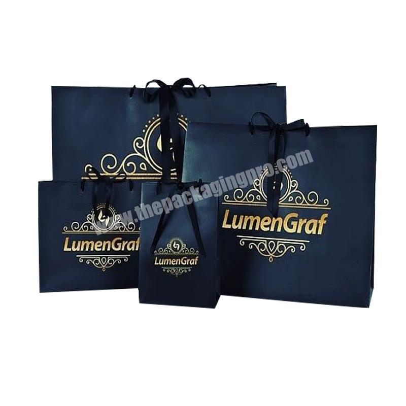 Custom square bottom customize branded shopping  paper  bags