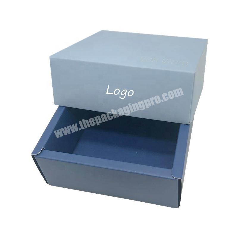 Customize Chocolate Box Foldable Cardboard Square Hat Box With Lid Gift Cookie Chocolate Packaging Box