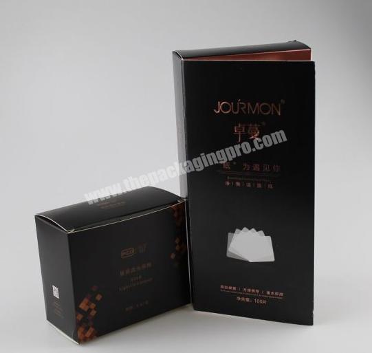 Customized Cosmetics Light Lip Lacquer Paper Box with Foil stamping