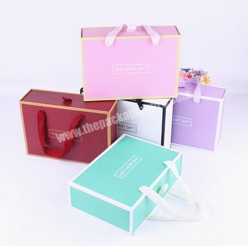 Customized  Craft Printed Logo Paper Gift Bag For Shopping