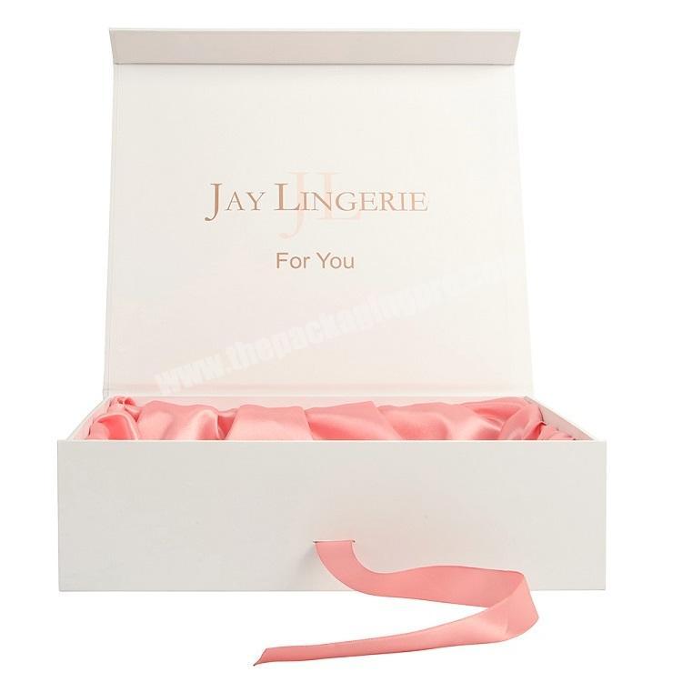 Customized Matte Large Pink Satin Linen Packaging Jewelry Drawer Ring Gift Box