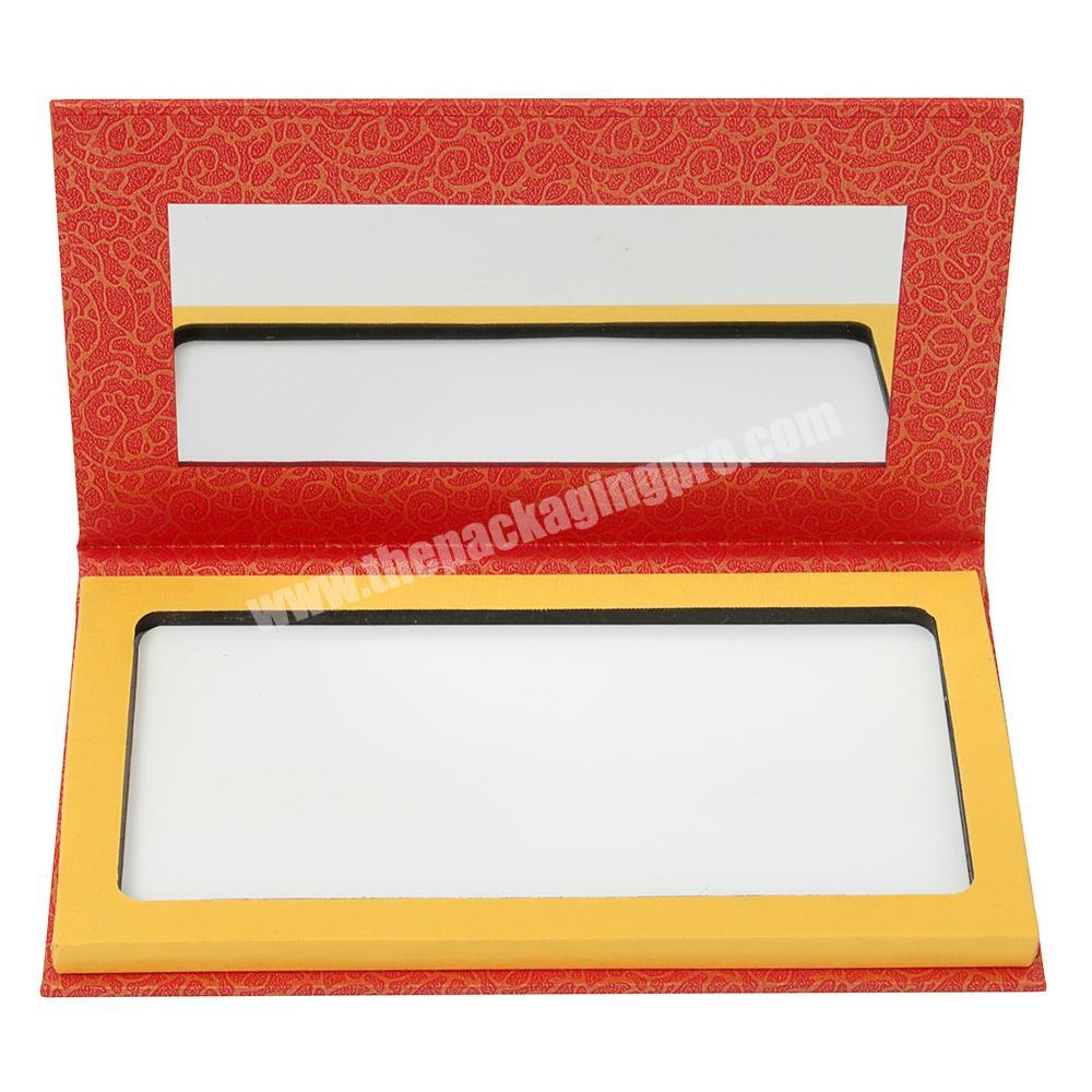 Empty Magnetic Eye Shadow Case Cosmetics Container Makeup Eyeshadow Aluminum Palette Paper Box