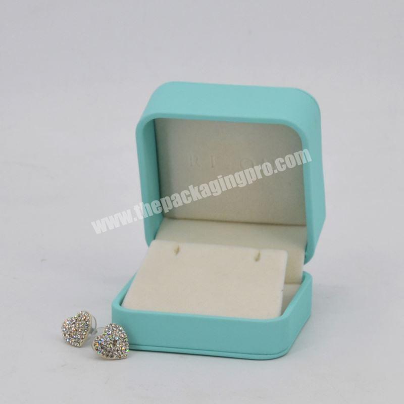 Es vinyl football box juwelier pocket velvet fancy ceramics printed round 2 piece ring box