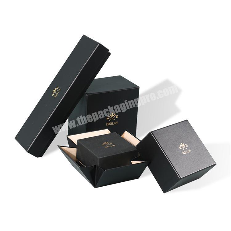 Factory Hot Sales Modern Design Customize Earring Ring Jewelry Box