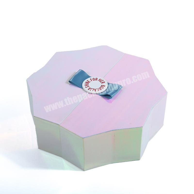 Factory Supply Rigid  Hexagon Gift Box Wedding Gifts For Guests Box