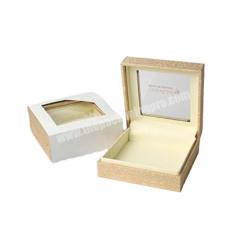Factory price custom cardboard transparent gift box