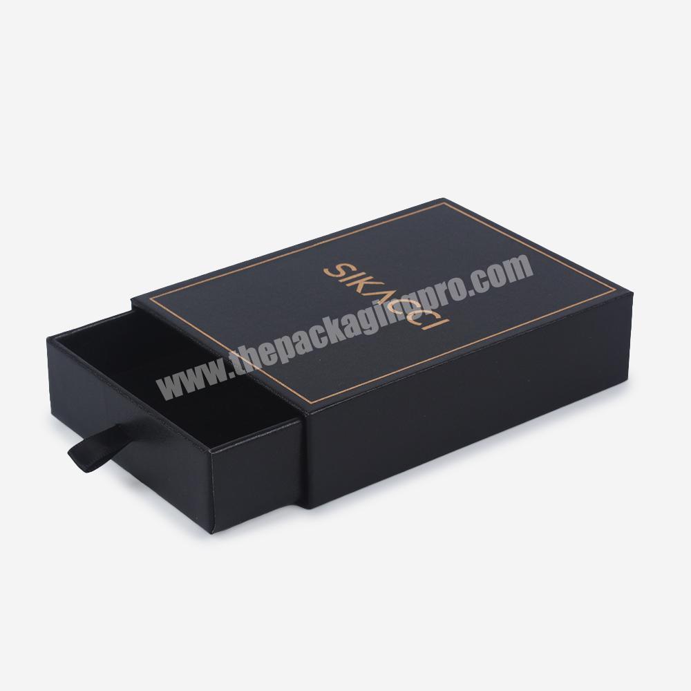 Guangdong Custom printed accessories gift box sliding drawer bracelet necklace ring jewelry box packaging