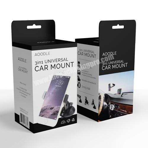 High Quality CMYK Printing Customized Car Universal Holder Paper Packaging box