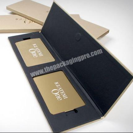 High Quality Custom Printed Premium Gift Card Box Packet Box Set