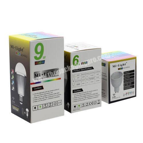 High Quality Multi Colour LED Bulb Packaging Boxes