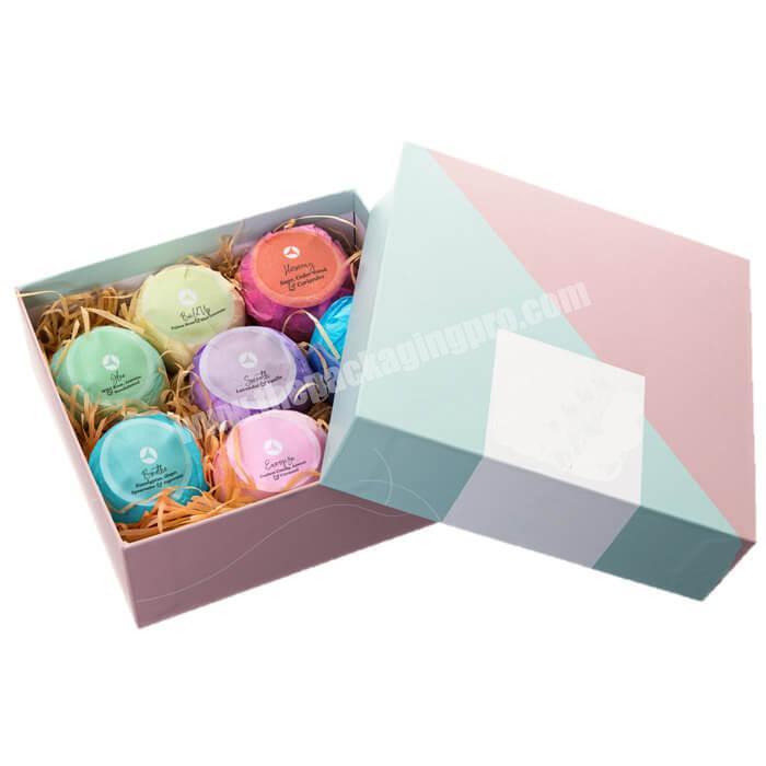 High Quality Wholesale Manufacturing Custom Bath Bomb Packaging Boxes Gift Box