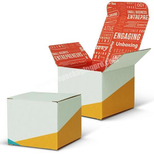 High Quality Wholesale Manufacturing Custom Reverse Tuck-end Glued Carton Box RTE box style