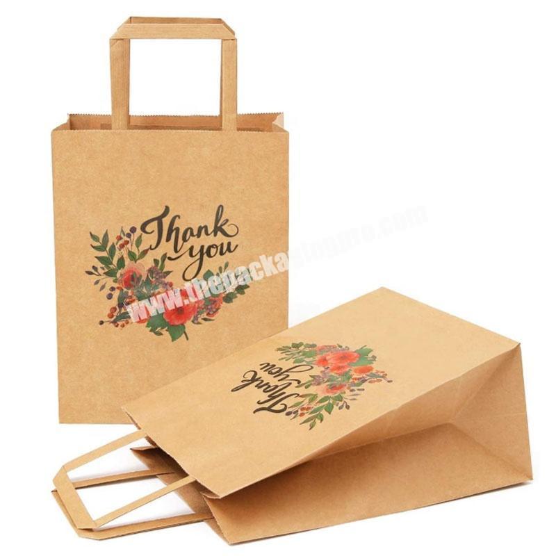 50pcs Thank You Gift Bags With Handles Bulk 8X4.75X10 Rose Design White  Business | eBay | Rose design, Thank you gifts, Party favor bags