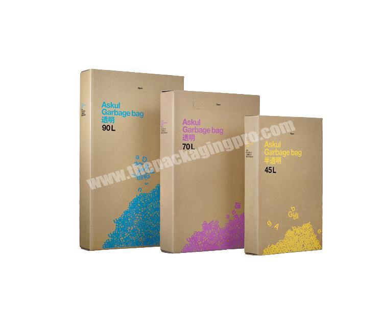 Hot Sales High Quality Recyclable Custom Color Printed Kraft Paper Box for packaging