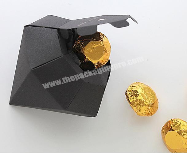 Hot Sell Customized Logo Chocolate Cardboard Packaging diamond shape chocolate box