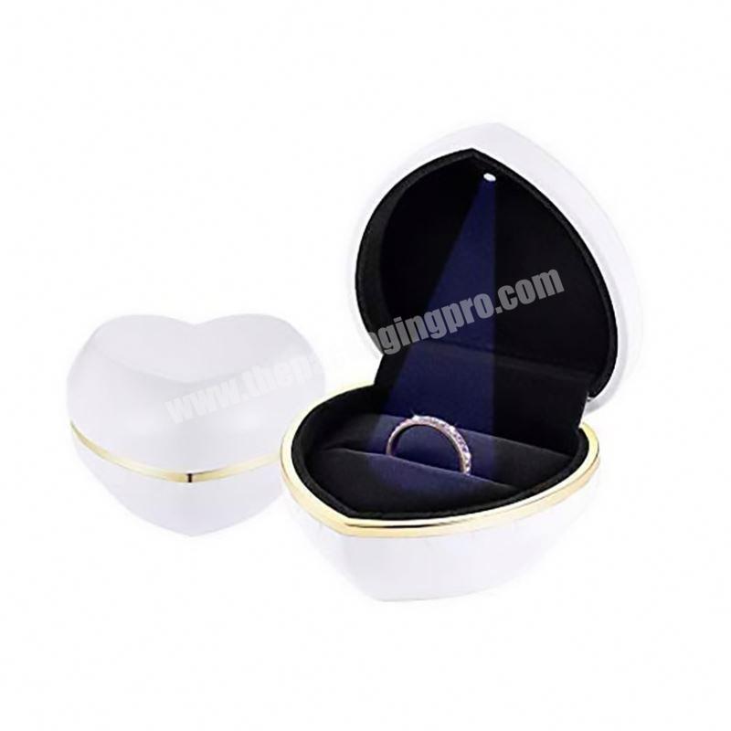 Jewelry vintage for rings earrings colorful acrylic fancy engagement women vi yl led ring boxes