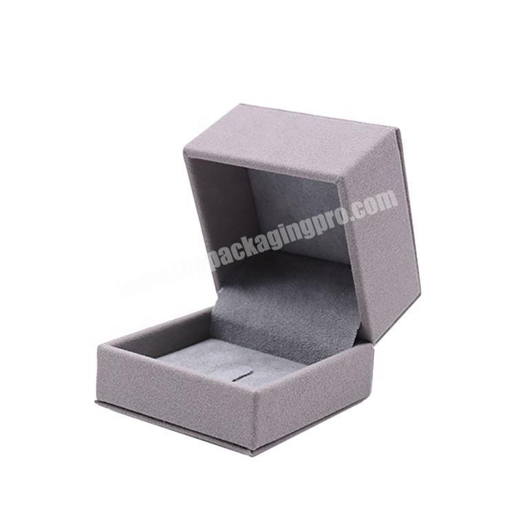 Logo Printing Luxury Custom Square Small Gift Jewelry Box For Ring Packaging