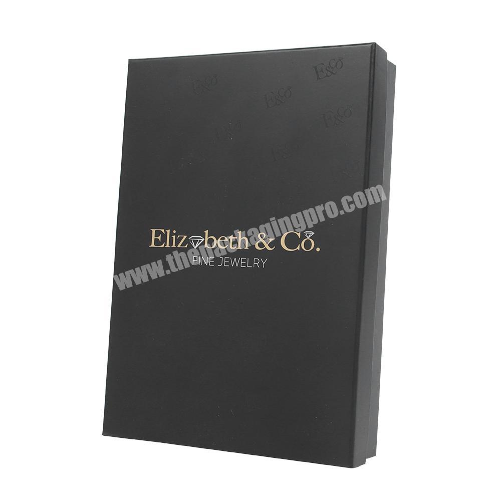 Luxury Apparel Jewellery Large Black Gift Kraft Printed Cube Packaging Box