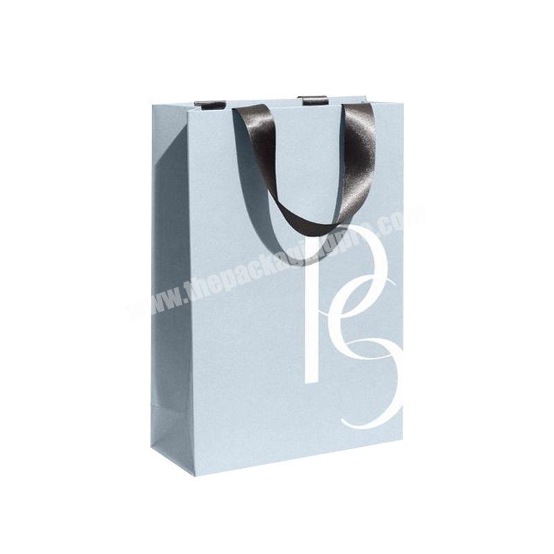 Luxury Custom printed brand  jewelry gift paper shopping bags