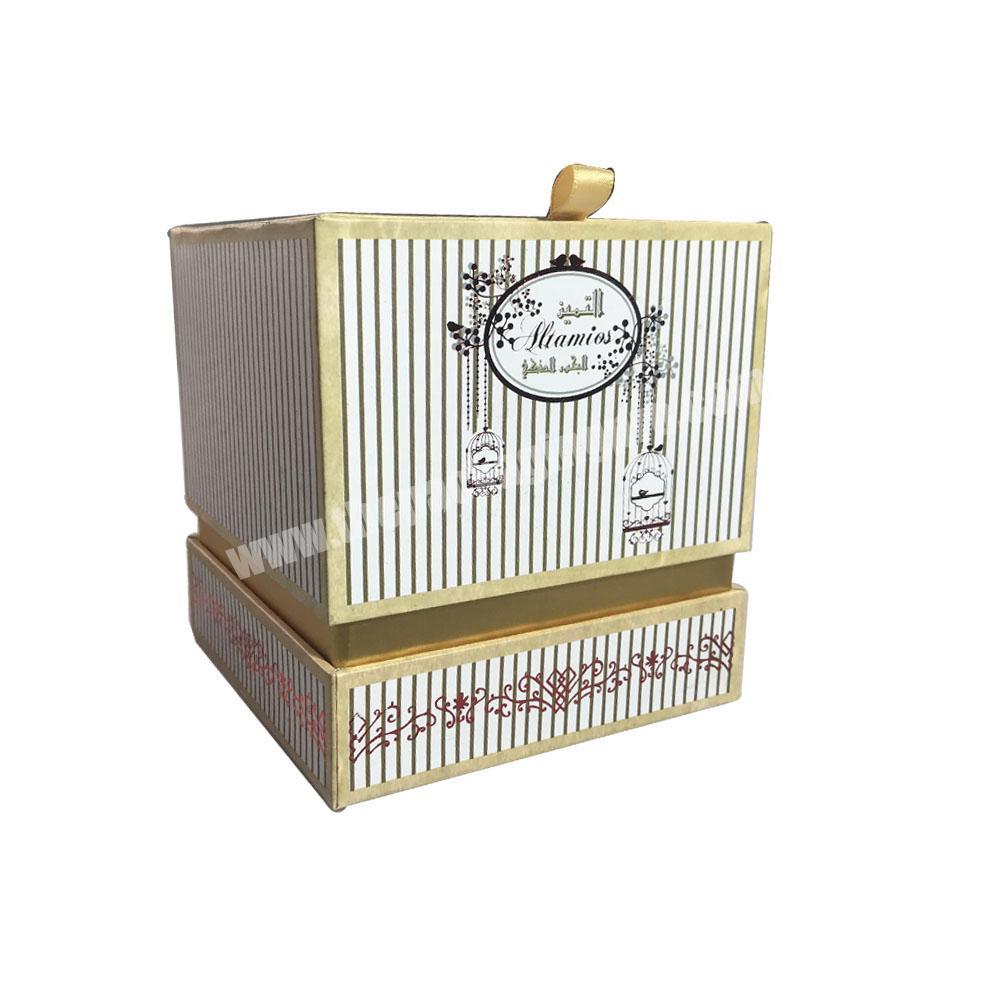 Luxury  Rigid Paper Perfume Packaging  Boxes perfume customized Logo fragrance oil box