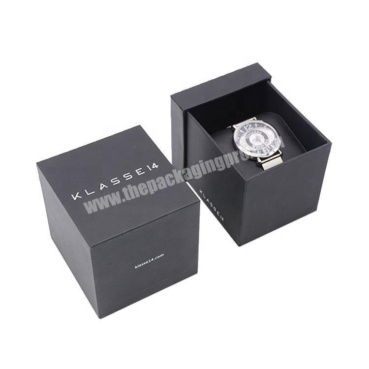 Luxury Watch Box ivory paper Cardboard Drawer Slide Gift Box with pillow