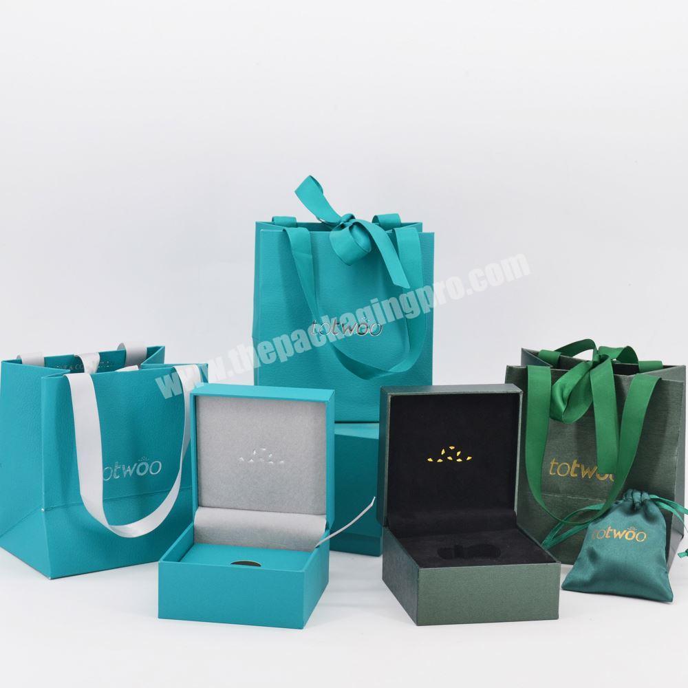 Luxury logo printing necklace jewelry boxes necklace gift package box have bag custom design jewelry packaging box necklace