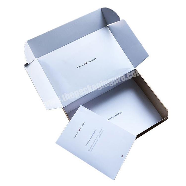 OEM paper printing logo customized cheap white cardboard boxes