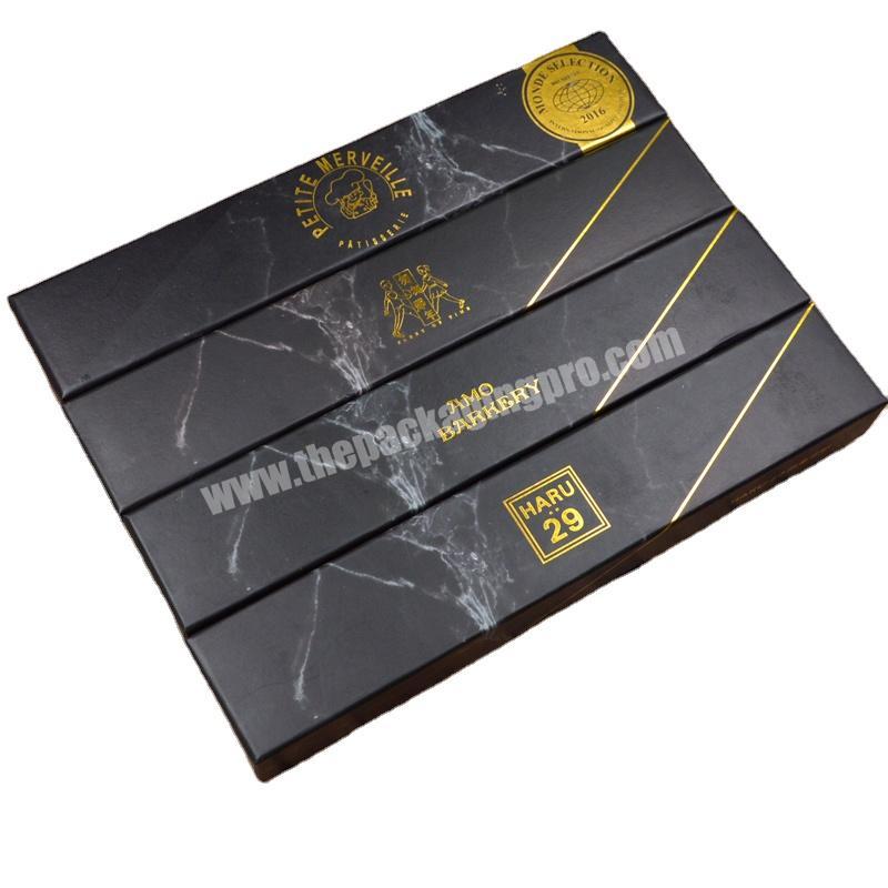 Pattern Gifts Candy Bar Sweets Bonbon Packaging Plastic Trays Box With Cushion Pads Professional Quality Custom Chocolate Boxes