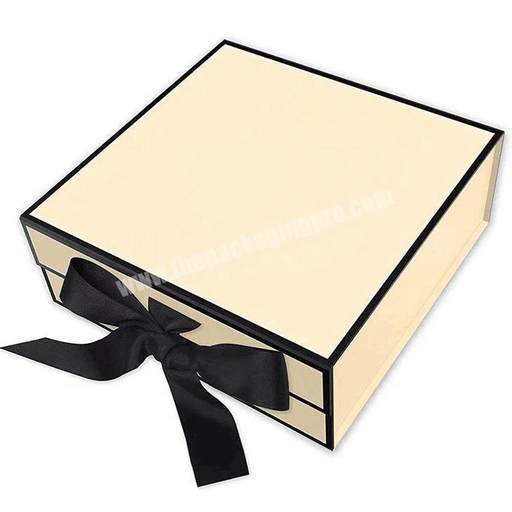 Rectangle luxury hair extensions packaging boxes custom wigs boxes with ribbon
