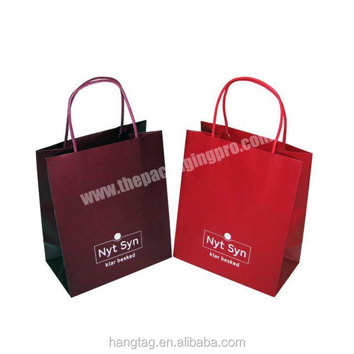 Recycled Shoulder Length Handle Luxury Paper Gift Shopping Bag