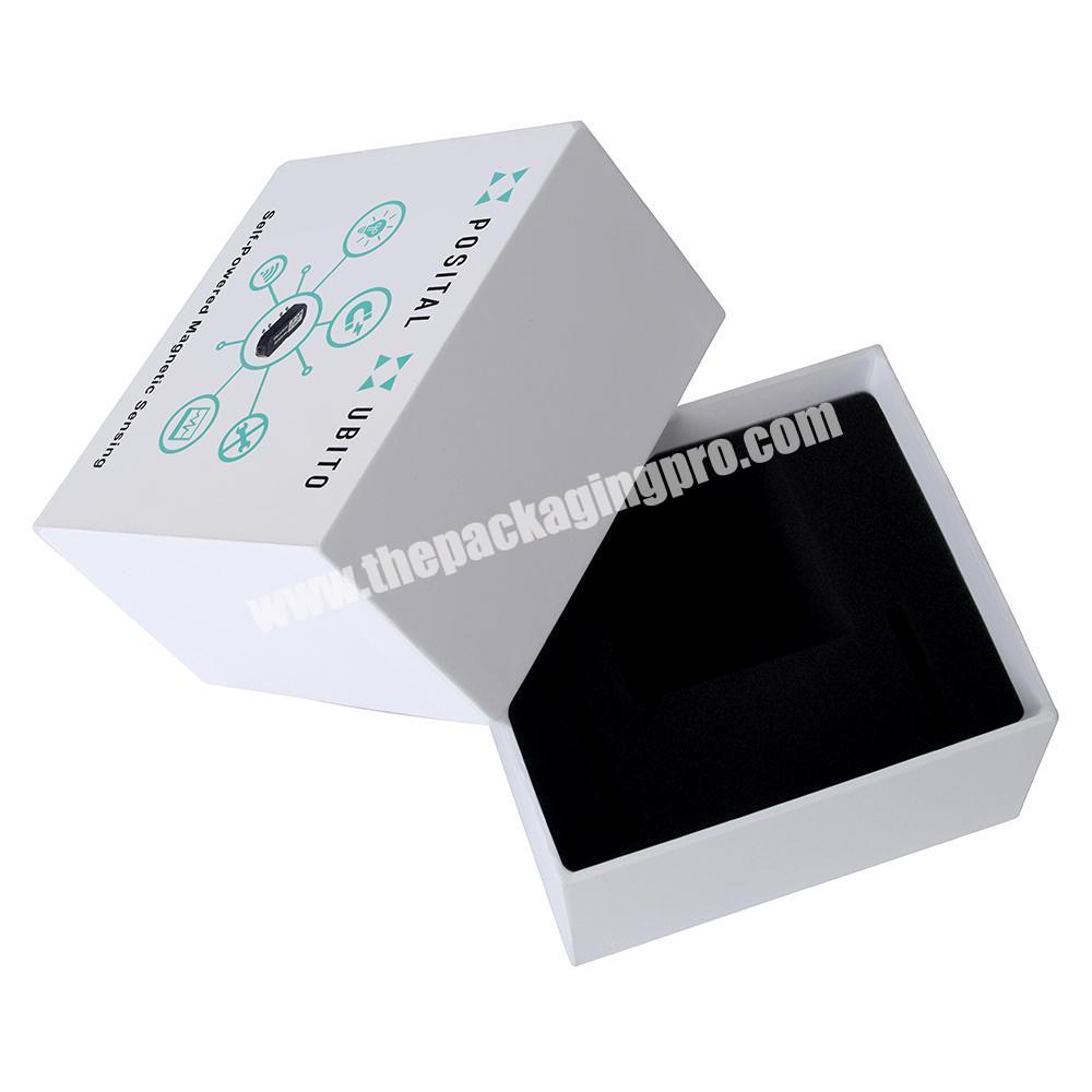 Modern Stylish Paper Box Wireless Earbuds Earphones Box For Headphones White Packaging Box
