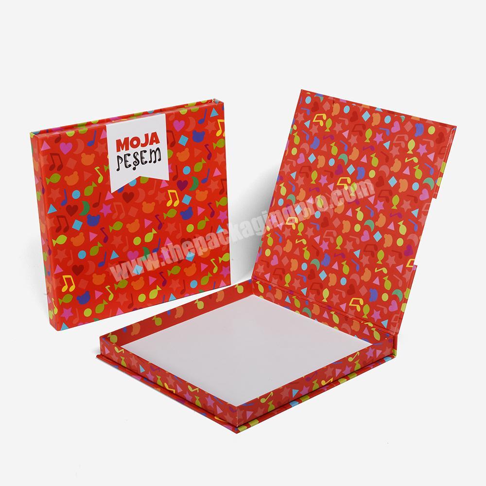 Wholesale Factory Book Shape Magnetic Gift Sweet Box Rigid Cardboard Clothes Wig Packaging Paper Box