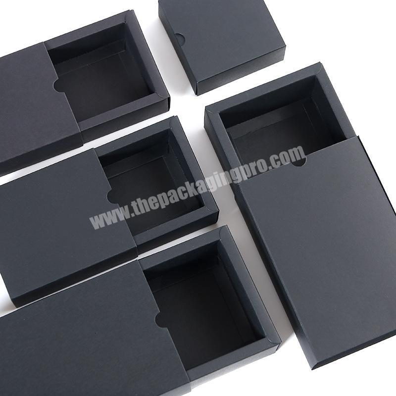 Wholesale Factory Low Price Black Paper Packaging Soap Boxes