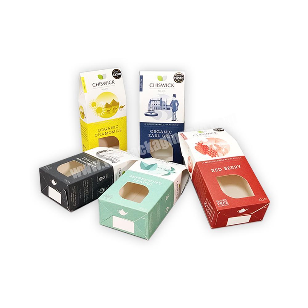 Wholesale Foldable Luxury Coffee Tea Packaging Box Custom Logo Small Gift Packing Cardboard Paper Box