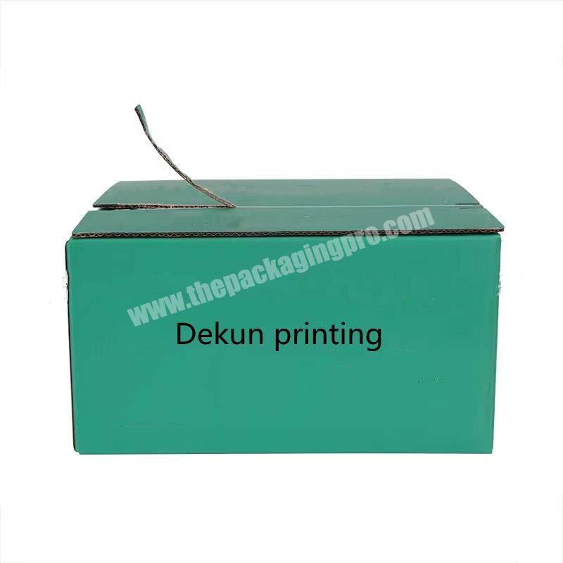 Wholesale Moving Easy Shipping Box Custom Color Zipper Open Corrugated mailer box