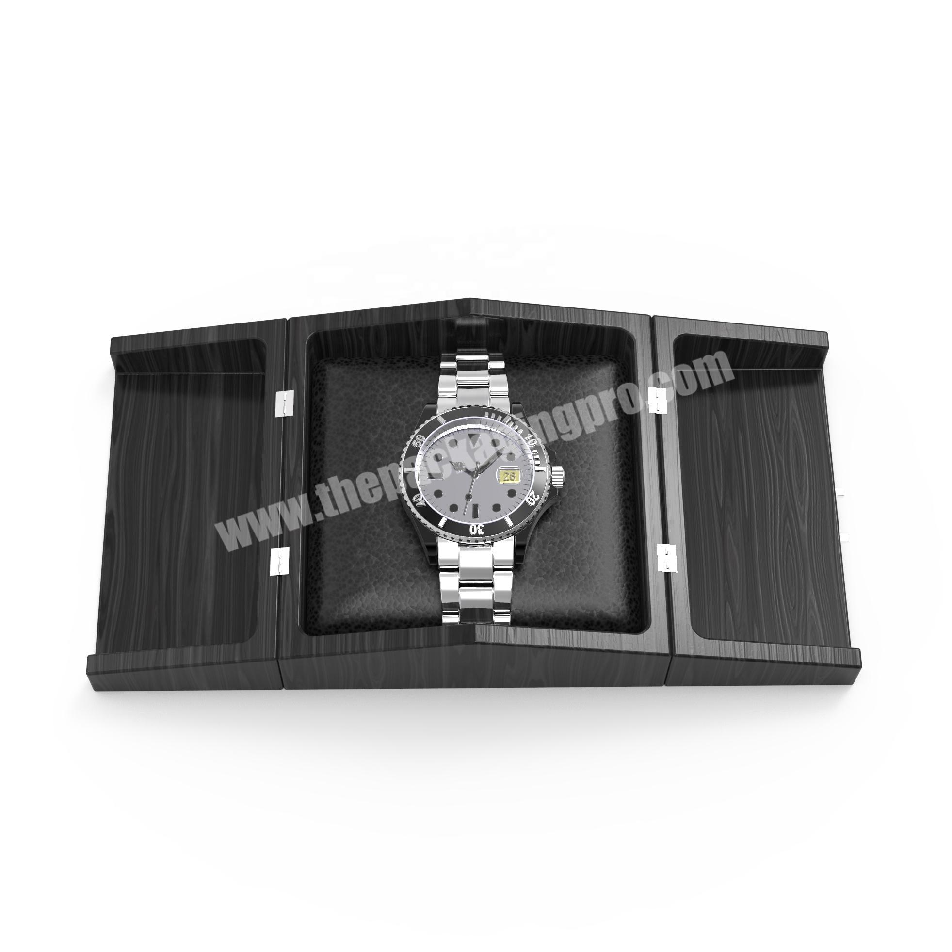 Wholesale Reusable Eco-Friendly New Design Wooden Watch Box Single Packaging Box