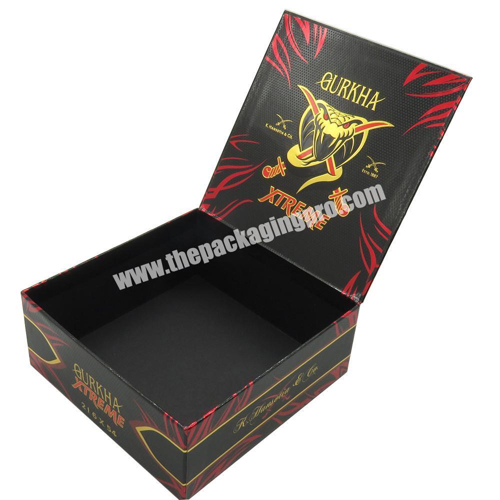 Wholesale colorful vape pen packaging box custom rigid gift cigar box case