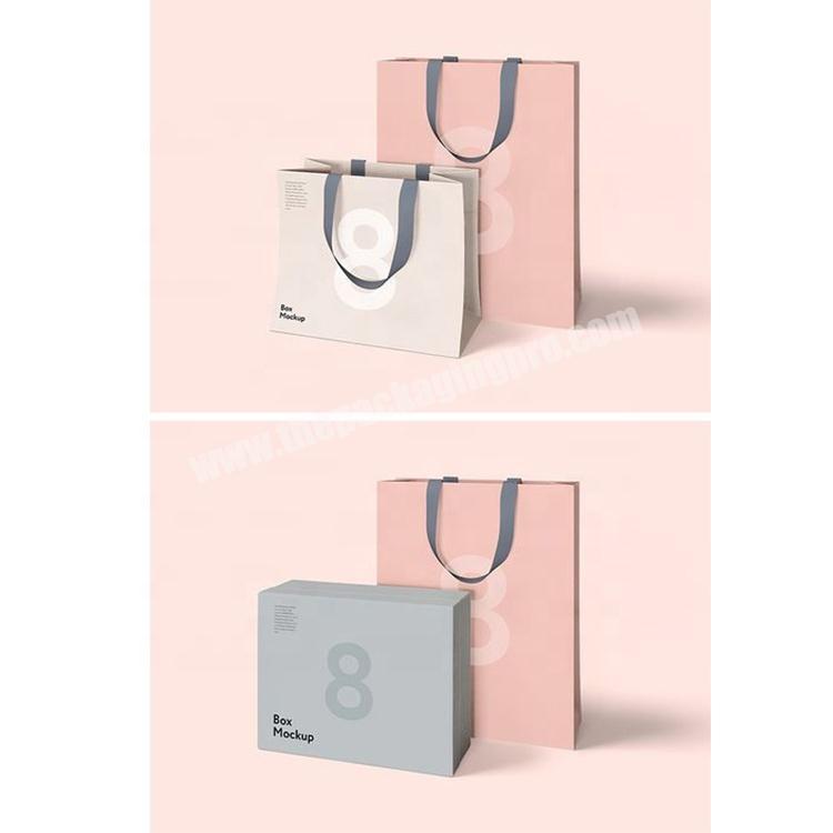 Wholesale eco friendly luxury cardboard custom logo printed gift bag custom paper shopping bag jewelry packaging bag with handle