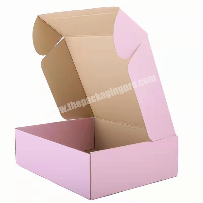 Wholesale recycled paper packaging custom printed your brand logo rigid corrugated cardboard shipping mailer box