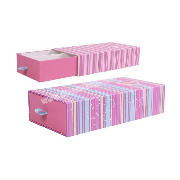 Wooden artist storage box drawers small drawer kraft paper custom jewelry mailer drawers box