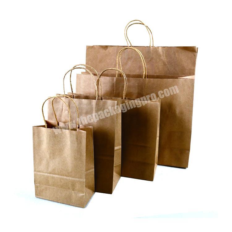 brown kraft luxury paper jewelry gift Shopping bags