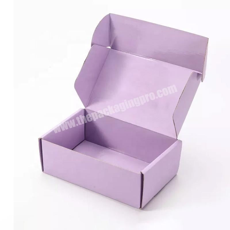 custom jewelry shipping mailing paper box manufacture customized colored big mailer corrugated boxes with flamingo print