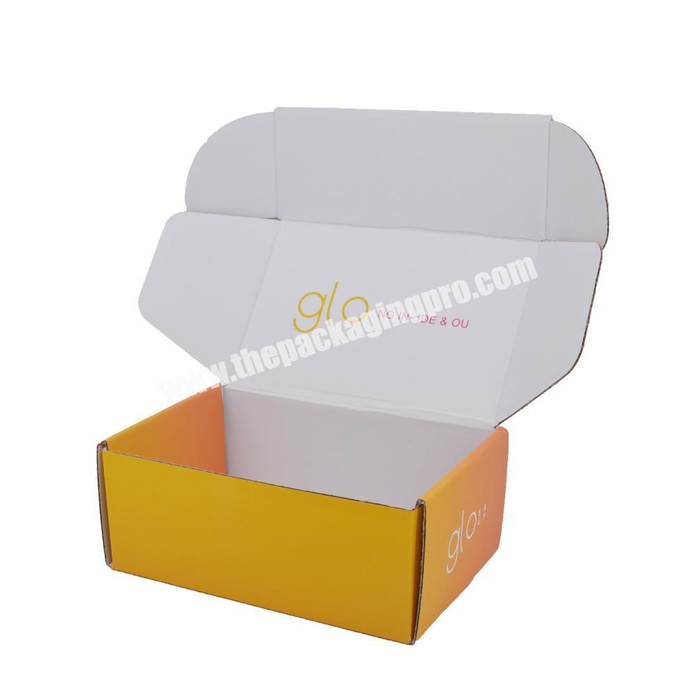 Free shipping customized lip balm round boxes sample cosmetic corrugated mail box drawer box
