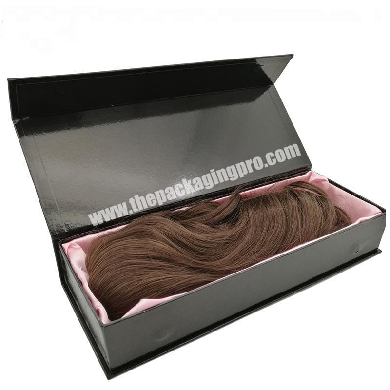 Wholesale custom logo luxury hair extension packaging box